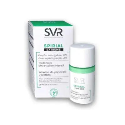 SVR SPIRIAL EXTREME DETRANSPIRANT INTENSIF DEODORANT 20ML SVR SPIRIAL EXTREME DETRANSPIRANT INTENSIF DEODORANT 20ML
