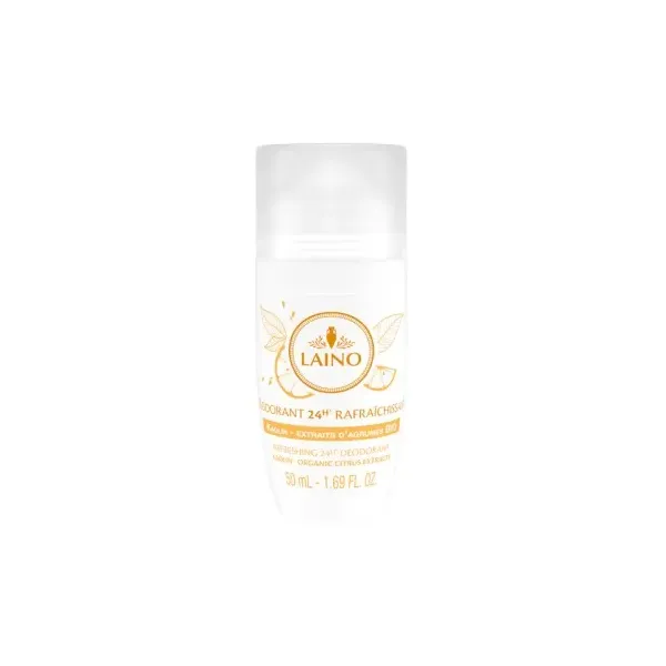 LAINO DEODORANT RAFRAICHISSANT 24H AGRUMES BIO 50ML