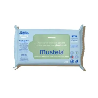 MUSTELA LINGETTES NETTOYANTES A L'AVOCAT BIO *60 LINGETTES MUSTELA LINGETTES NETTOYANTES A L'AVOCAT BIO *60 LINGETTES