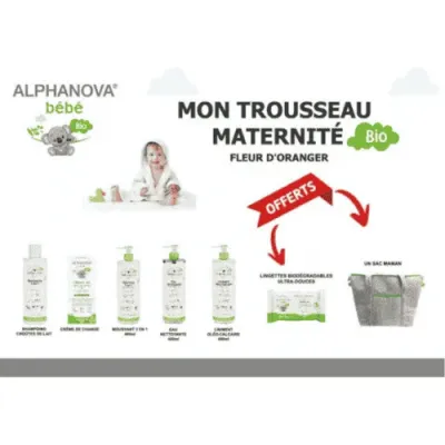 ALPHANOVA BEBE MON TROUSSEAU MATERNITE BIO FLEUR DORANGER