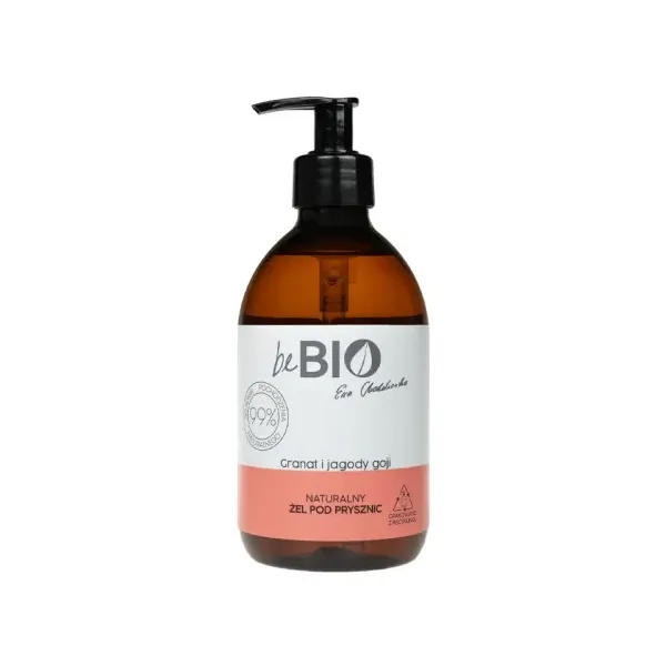 BEBIO COSMETICS GEL DOUCHE NATUREL GRENADE & BAIE DE GOJI 400ML