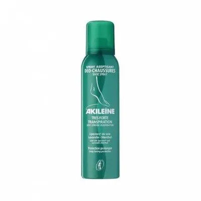 AKILEINE SPRAY ASEPTISANT DEO CHAUSSURES TRES FORTE TRANSPIRATION 150ML