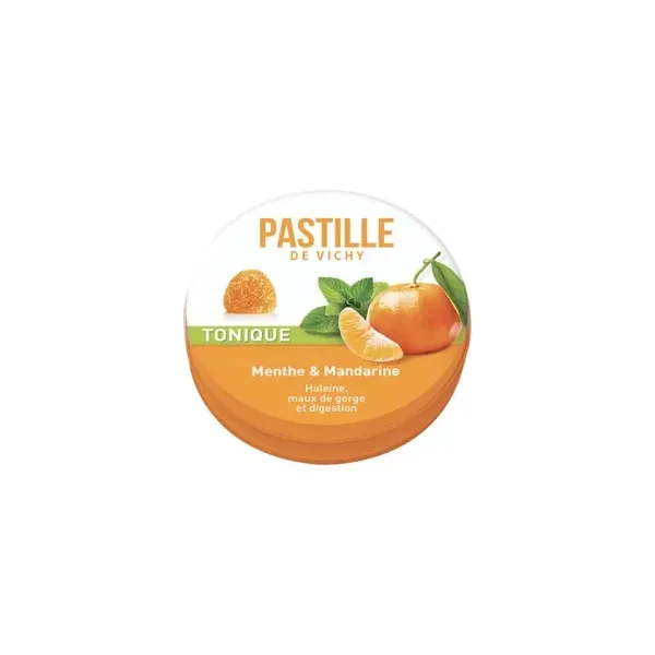 PASTILLE TONIQUE MENTHE MANDARINE 50GR