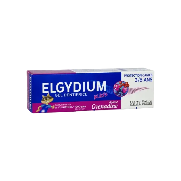 ELGYDIUM DENTIFRICE KIDS GRENADINE 50ML
