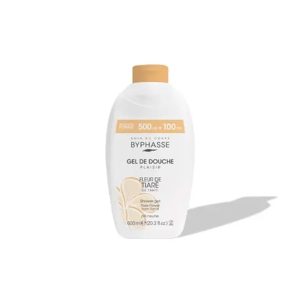 BYPHASSE GEL DE DOUCHE FLEUR DE TIARE DE TAHTI 600ML