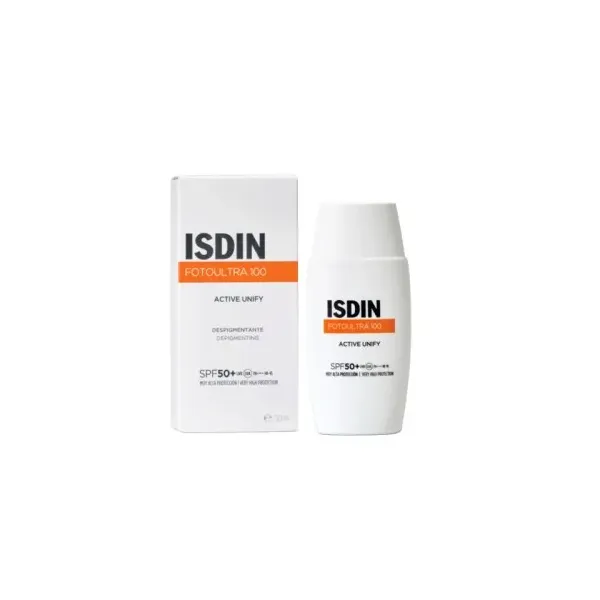 ISDIN FOTOULTRA 100 ACTIVE UNIFY DEPIGMENTANT INVISIBLE SPF 50+ 50ML
