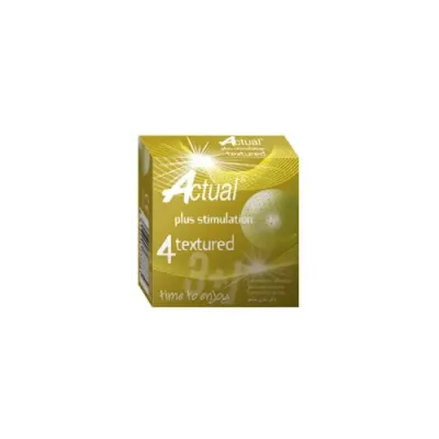 ACTUAL PRESERVATIF TEXTURED BOITE DE 4 ACTUAL PRESERVATIF TEXTURED BOITE DE 4