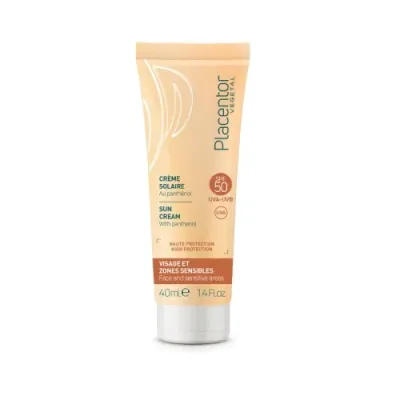 PLACENTOR VEGETAL CREME SOLAIRE INVISIBLE AU PANTHENOL SPF50 40ML