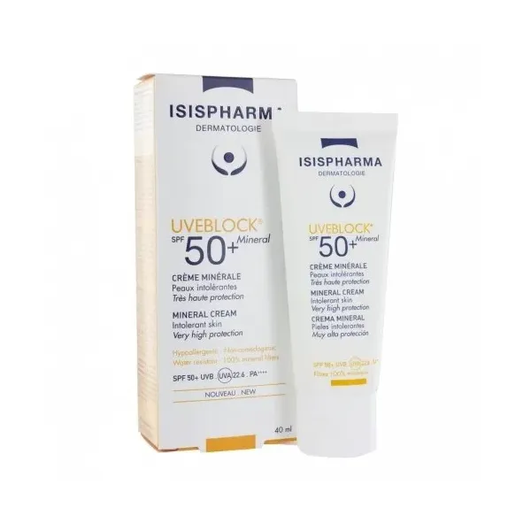 ISISPHARMA UVEBLOCK CREME MINERALE SPF50+ 40ML