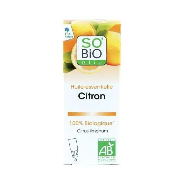 SO BiO Huile essentielle Citron 10 ml
