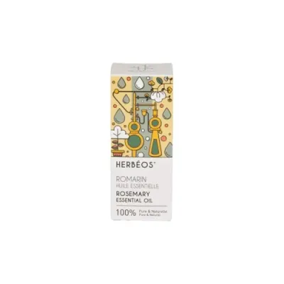 HERBEOS HUILE ESSENTIELLE ROMARIN BIO 5ML HERBEOS HUILE ESSENTIELLE ROMARIN BIO 5ML