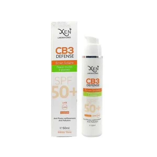 XEN CB3 DEFENCE ECRAN SOLAIRE PMG 50ML