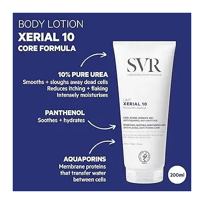 SVR XERIAL 10 LAIT DE CORPS ANTI SQUAMES 200ML