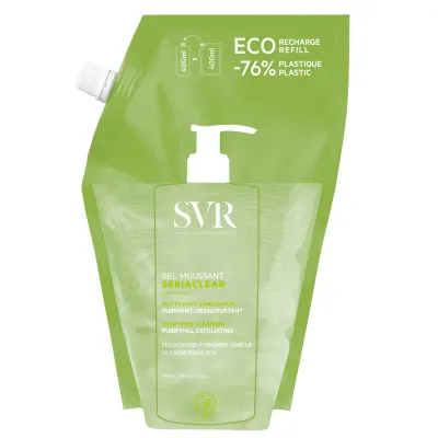 SVR SEBIACLEAR GEL MOUSSANT RECHARGE 400ML SVR SEBIACLEAR GEL MOUSSANT RECHARGE 400ML