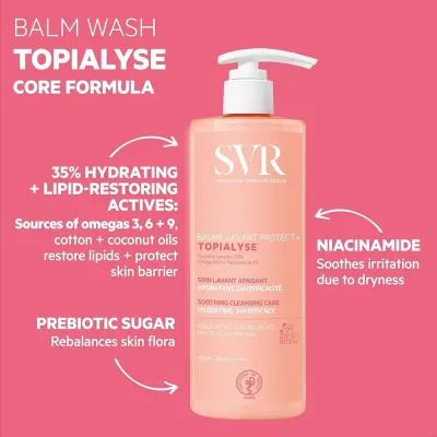 SVR TOPIALYSE BAUME LAVANT 400ML SVR TOPIALYSE BAUME LAVANT 400ML