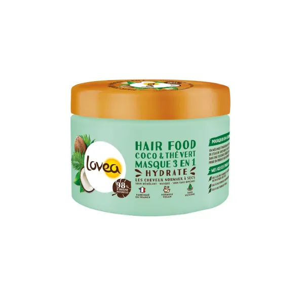 LOVEA HAIR FOOD MASQUE 3EN1 COCO ET THE VERT 390ml
