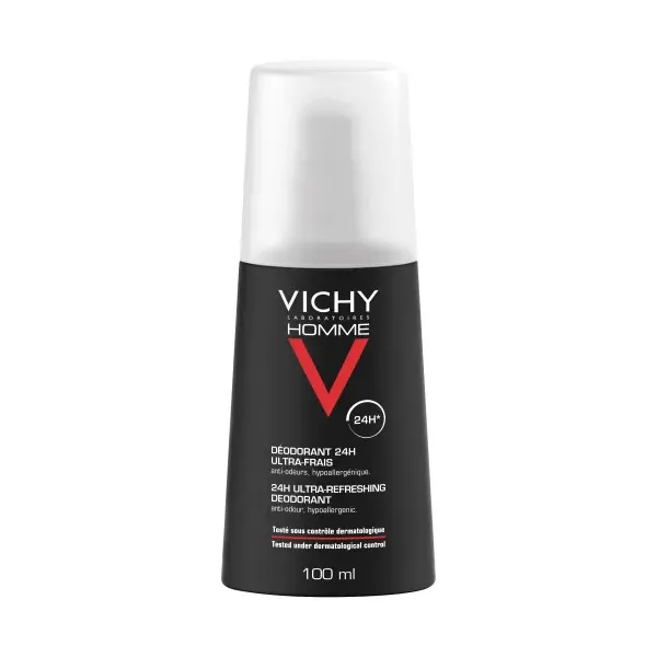 VICHY HOMME DEODORANT ULTRA-FRAIS 24H VAPORISATEUR 100ML