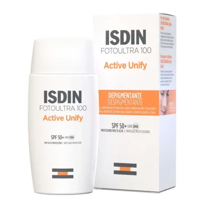 ISDIN ACTIVE UNIFY FUSION FLUID INVISIBLE SPF 50+ 50ML ISDIN ACTIVE UNIFY FUSION FLUID INVISIBLE SPF 50+ 50ML