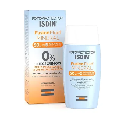ISDIN ECRAN SOLAIRE FUSION FLUIDE MINERAL SPF50+ 50ML ISDIN ECRAN SOLAIRE FUSION FLUIDE MINERAL SPF50+ 50ML