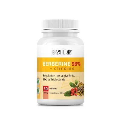 BIOHERBS BERBERINE 98% 60 GELULES BIOHERBS BERBERINE 98% 60 GELULES