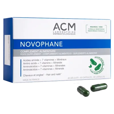 ACM NOVOPHANE ONGLES & CHEVEUX 60 GELULES ACM NOVOPHANE ONGLES & CHEVEUX 60 GELULES