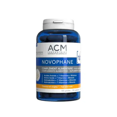 ACM NOVOPHANE CHEVEUX ET ONGLES 180 GELULES ACM NOVOPHANE CHEVEUX ET ONGLES 180 GELULES