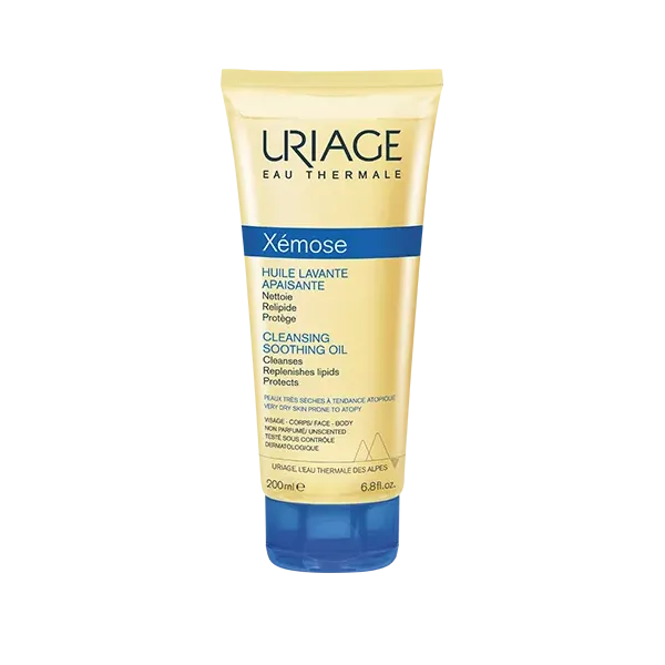 URIAGE XEMOSE HUILE LAVANTE APAISANTE PEAUX TRES SECHES A TENDANCE ATOPIQUE 200ML