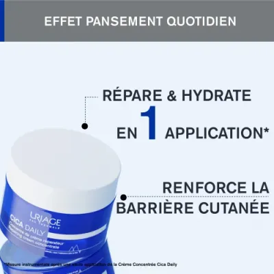 URIAGE CICA DAILY CONCENTRE DE CREME REPARATEUR 50ML URIAGE CICA DAILY CONCENTRE DE CREME REPARATEUR 50ML