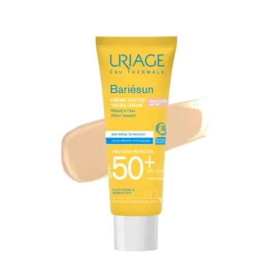 URIAGE BARIESUN CREME SOLAIRE TEINTEE CLAIRE SPF50+ 50ML