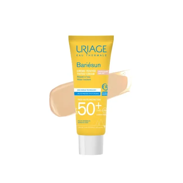 URIAGE BARIESUN CREME SOLAIRE TEINTEE CLAIRE SPF50+ 50ML
