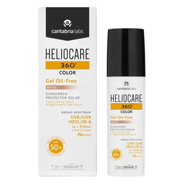 HELIOCARE 360° GEL OIL FREE SPF50+ BEIGE 50ML