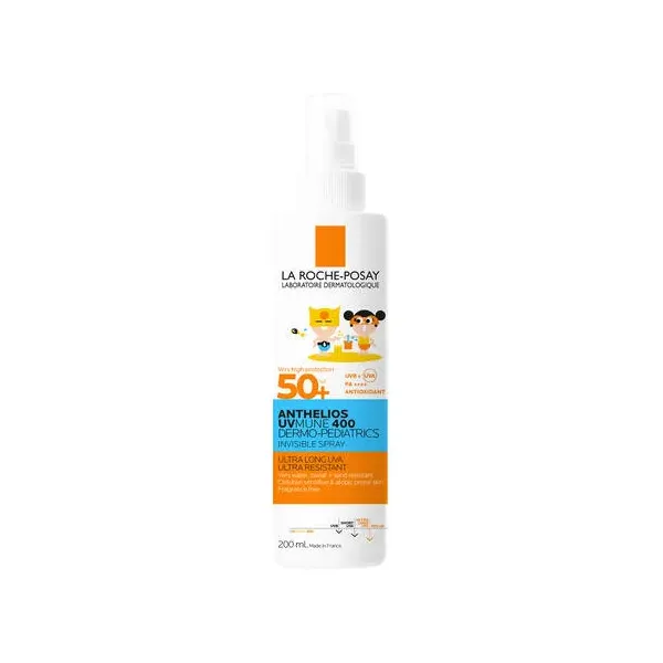LA ROCHE POSAY ANTHELIOS SPRAY DERMO-PEDIATRICS CREME SOLAIRE ENFANT SPF50+ 200ML