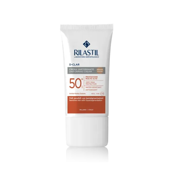 RILASTIL D-CLARV CREME UNIFORMISANTE MEDIUM SPF50+ 50ML