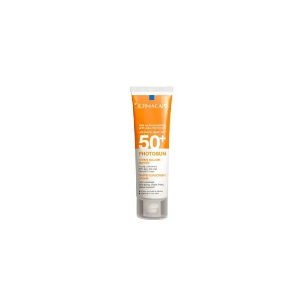 DERMACARE 1.5 PHOTOSUN CREME SPF50+ TEINTEE PEAU NORMAL A SECHE 50ML