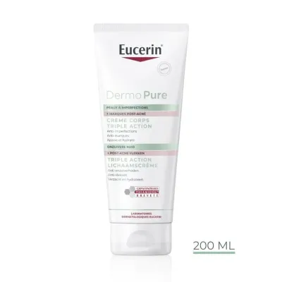 EUCERIN DEREMOPURE CREME CORPS TRIPLE ACTION 200ML EUCERIN DEREMOPURE CREME CORPS TRIPLE ACTION 200ML