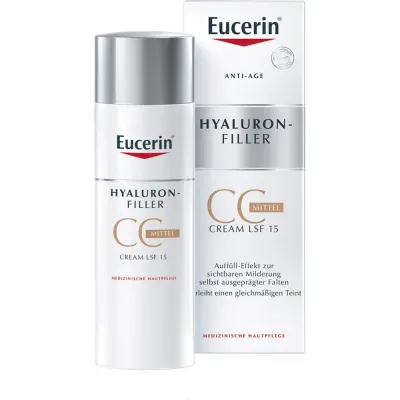 EUCERIN HYALURON-FILLER CC CREAM MEDIUM SPF 15 50ML EUCERIN HYALURON-FILLER CC CREAM MEDIUM SPF 15 50ML