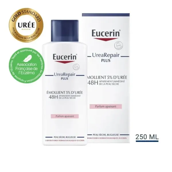 EUCERIN UREAREPAIR PLUS EMOLLIENT 5% D'UREE 48H 250ML