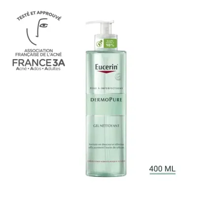 EUCERIN DERMOPURE GEL NETTOYANT PEAUX A IMPERFECTIONS 200ML EUCERIN DERMOPURE GEL NETTOYANT PEAUX A IMPERFECTIONS 200ML