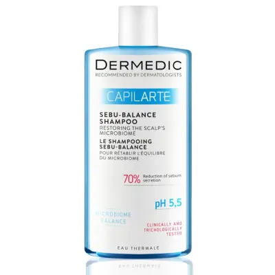 DERMEDIC CAPILARTE SHAMPOOING SEBU BALANCE CHEVEUX GRAS 300ML