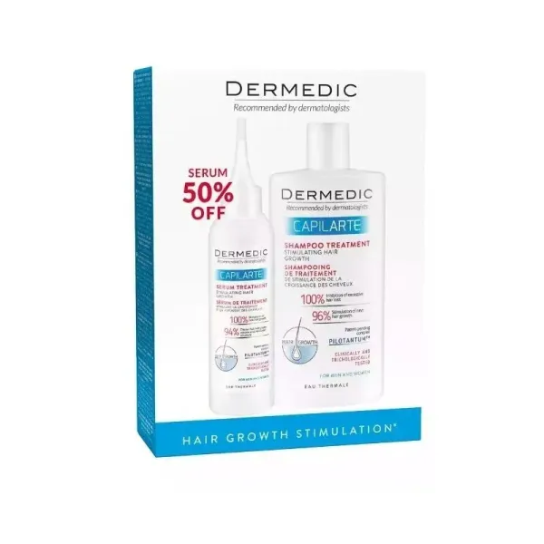 COFFRET DERMEDIC CAPILARTE ANTI CHUTE SHAMPOOING+SERUM (-50%)