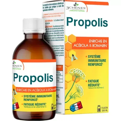 3 CHENES PROPOLIS SIROP BIEN ETRE & PROTECTION RESPIRATOIRE 200ML 3 CHENES PROPOLIS SIROP BIEN ETRE & PROTECTION RESPIRATOIRE 200ML