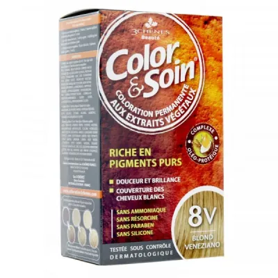3 CHENES COLOR & SOIN COLORATION BLOND VENEZIANO 8V 3 CHENES COLOR & SOIN COLORATION BLOND VENEZIANO 8V