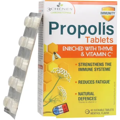 3 CHENES PASTILLES A LA PROPOLIS 40 PASTILLES 3 CHENES PASTILLES A LA PROPOLIS 40 PASTILLES