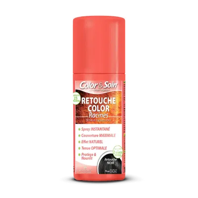 3 CHENES COLOR ET SOIN  SPRAY RETOUCHE NOIR 75 ML