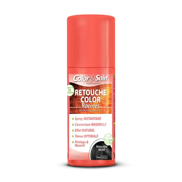 3 CHENES COLOR ET SOIN  SPRAY RETOUCHE NOIR 75 ML