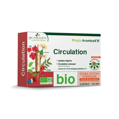 3 CHENES PHYTO AROMICELLR CIRCULATION 20 AMPOULES 3 CHENES PHYTO AROMICELLR CIRCULATION 20 AMPOULES