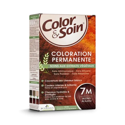 3 CHENES COLOR & SOIN COLORATION BLOND ACAJOU 7M 3 CHENES COLOR & SOIN COLORATION BLOND ACAJOU 7M