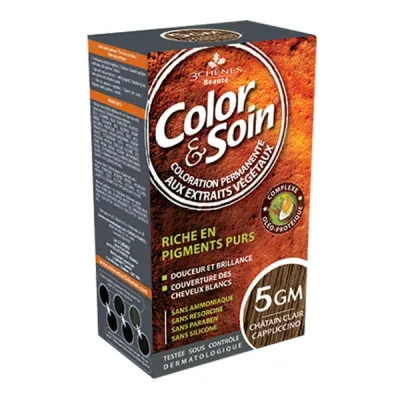 3 CHENES COLOR & SOIN COLORATION CHATAIN CLAIR CAPPUCCINO 5GM 3 CHENES COLOR & SOIN COLORATION CHATAIN CLAIR CAPPUCCINO 5GM