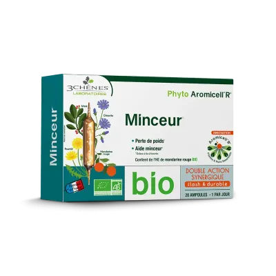 3 CHENES PHYTO AROMICELL'R MINCEUR 10ML*20 AMPOULES 3 CHENES PHYTO AROMICELL'R MINCEUR 10ML*20 AMPOULES