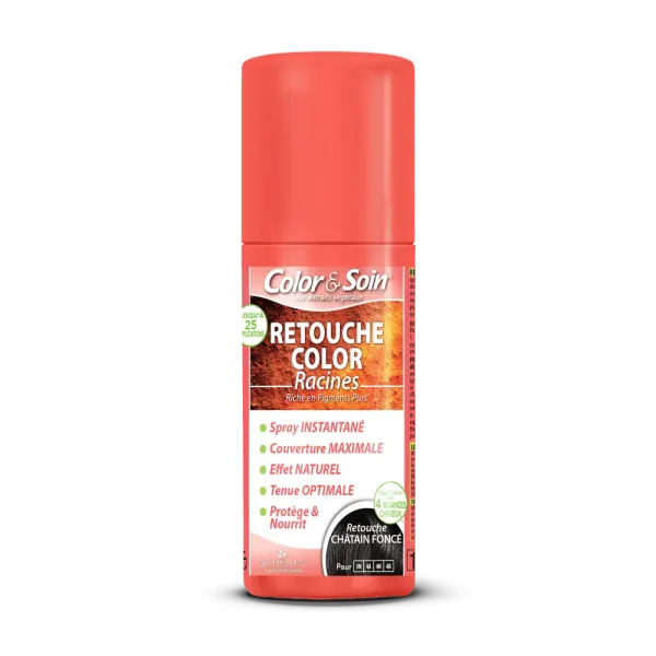 3 CHENES COLOR ET SOIN SPRAY RETOUCHE CHATIN FONCE 75 ML